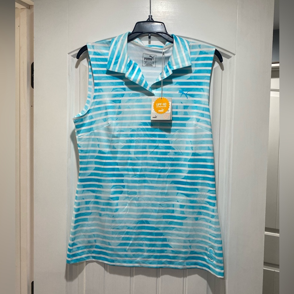 Puma Tech Polo in Blue Atoll